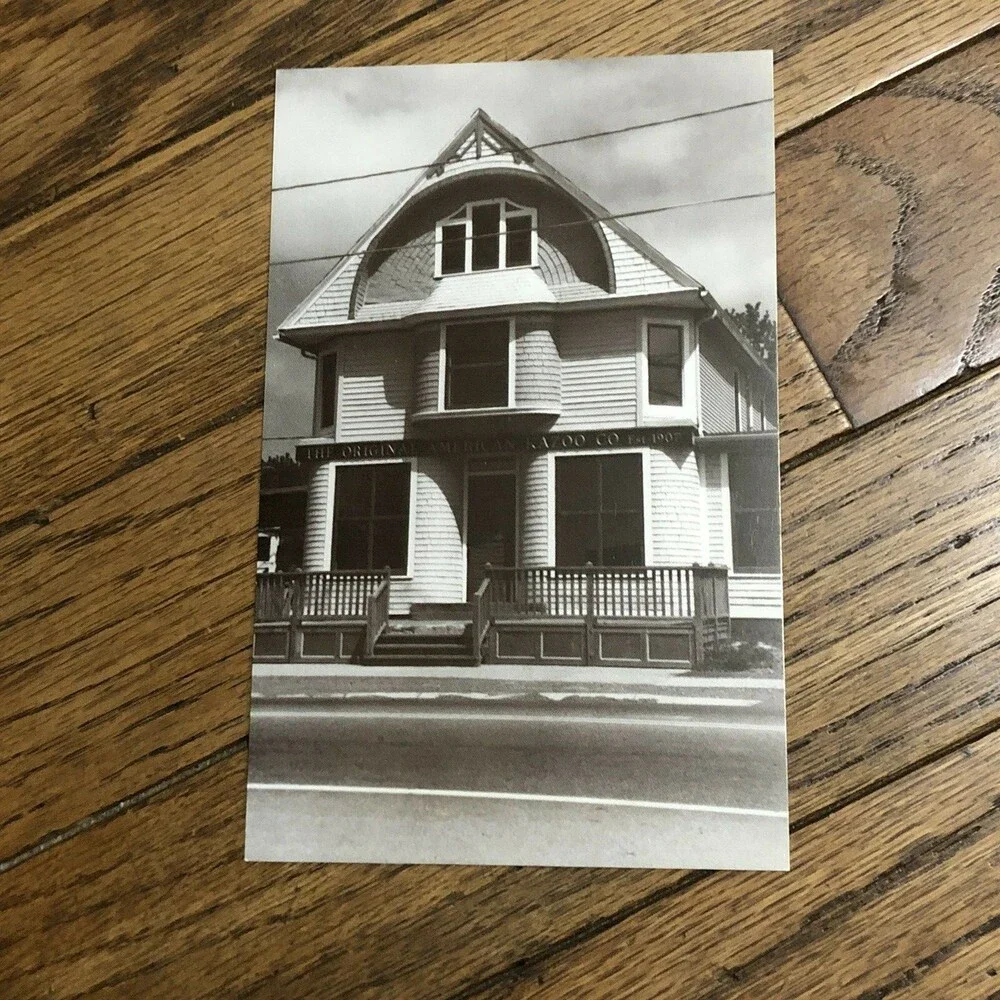 VTG RPPC Chrome Postcard Eden NY Kazoo Factory Old View Front 1907 Unposted